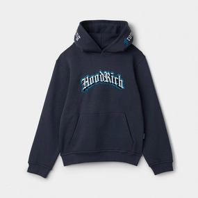 Hoodrich Juniors' Gothic Pullover Hoodie Ombre Blue / White - Diva Blue