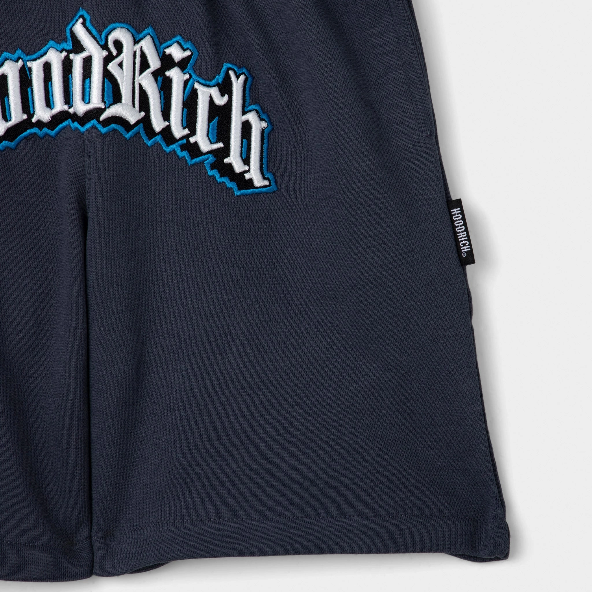 Hoodrich Juniors' Gothic Shorts Ombre Blue / White - Diva Blue