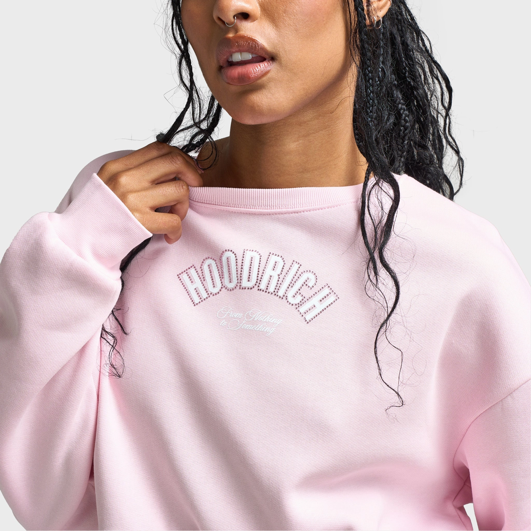 Hoodrich Women's Cherish Cropped Sweatshirt Festival Bloom /