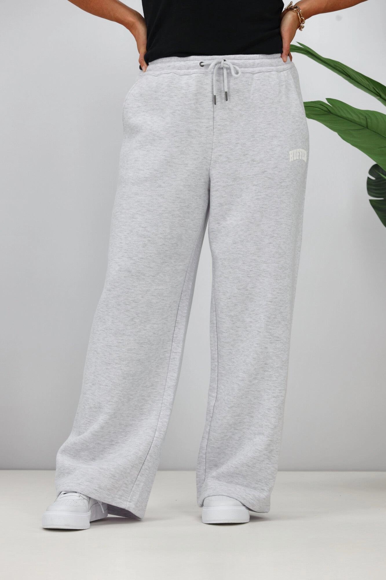 Huffer Easy Trackpant Silver Marle
