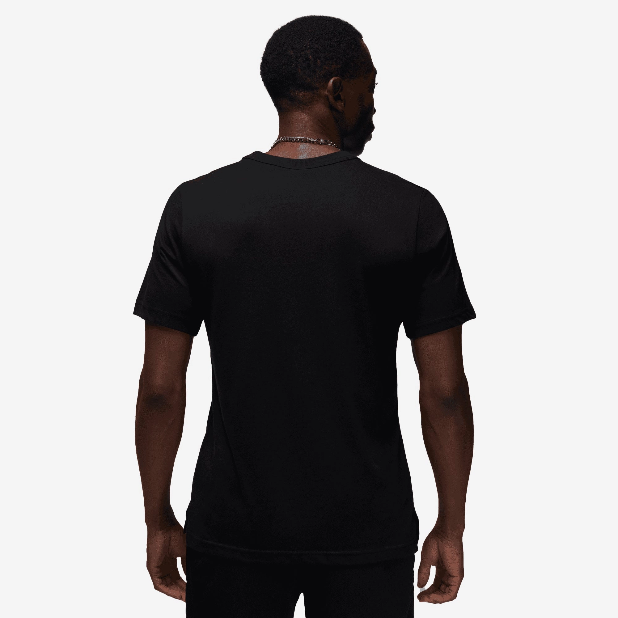 JORDAN | DRI FIT SHORT-SLEEVE TOP { BLACK