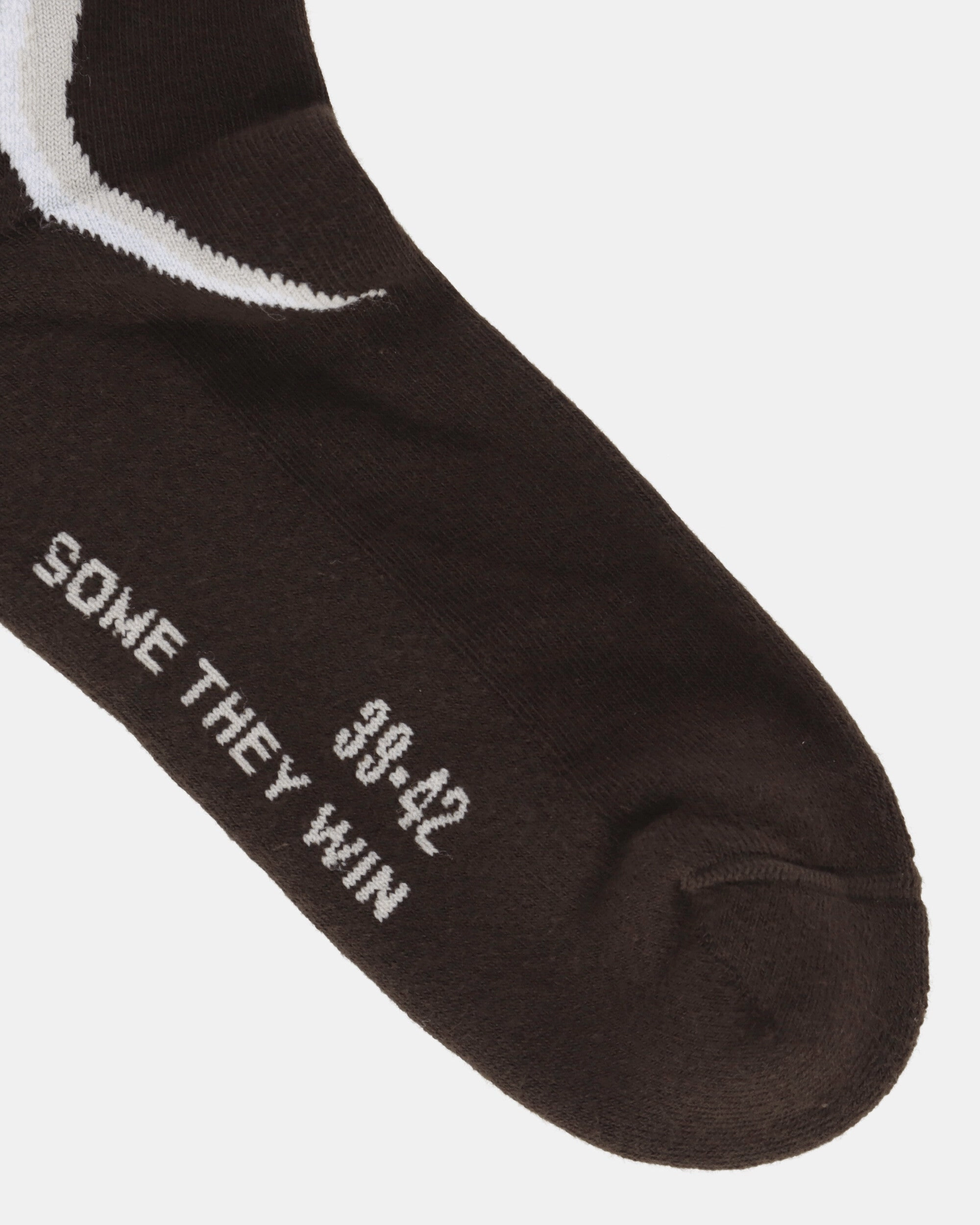 Knee High Socks Brown