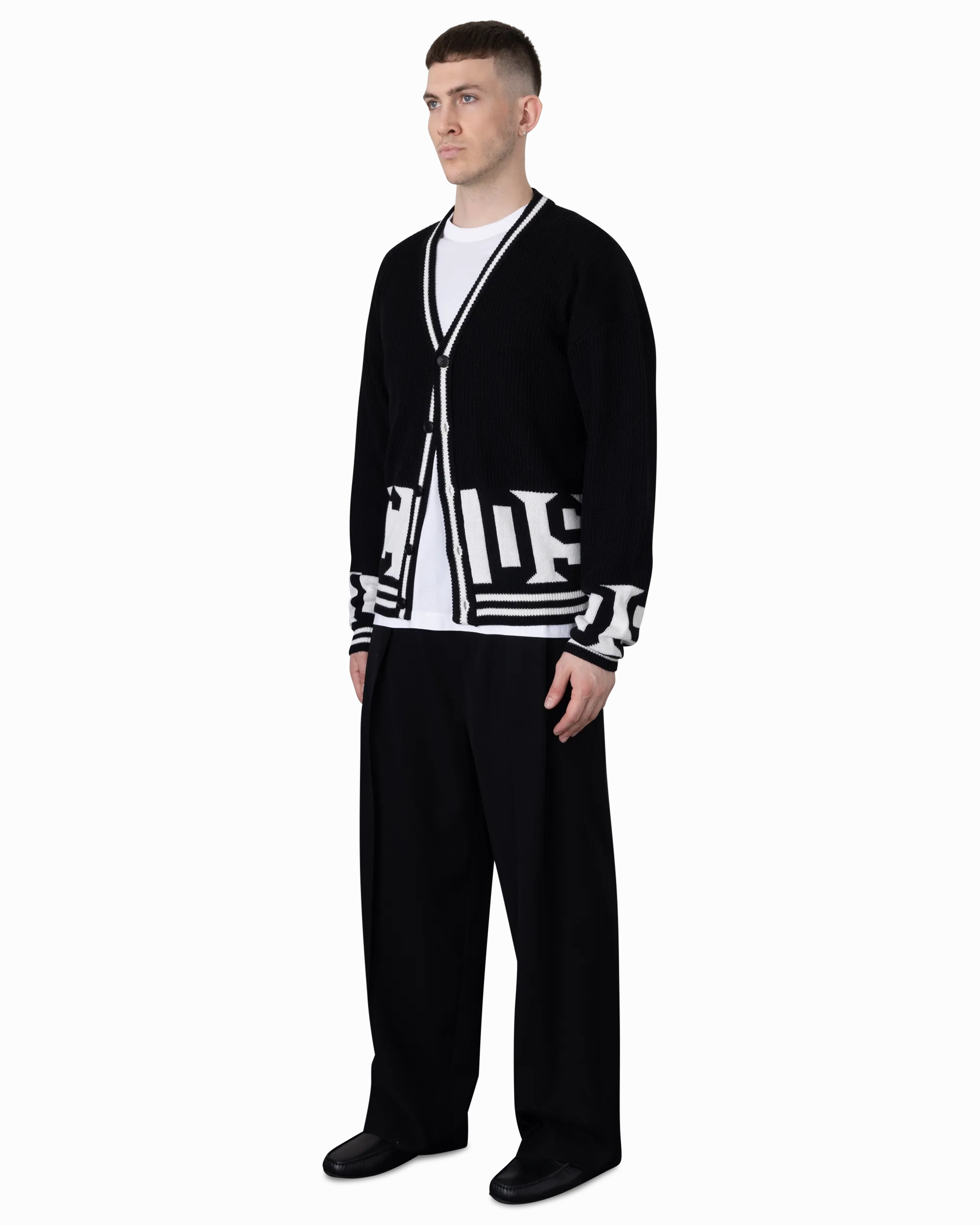 Low Brand Logo Cardigan