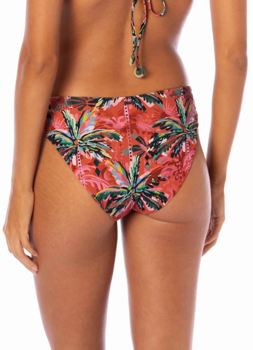 Maaji Flame Palms Sublimity Regular Rise Classic Bikini Bottom