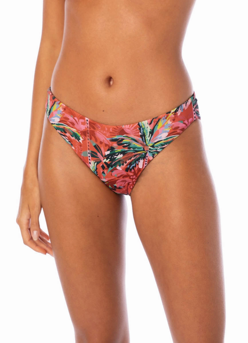 Maaji Flame Palms Sublimity Regular Rise Classic Bikini Bottom