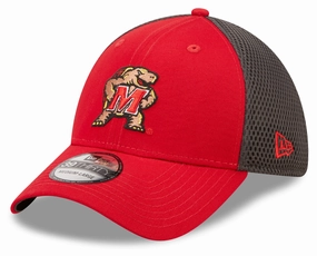 Maryland Terrapins New Era Red/Graphite Team Neo 39THIRTY Flex Hat