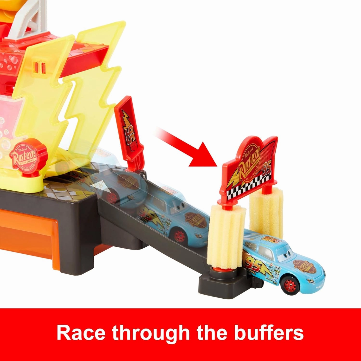 Mattel JBM70 Disney Pixar Cars Color Changers Car Wash Playset