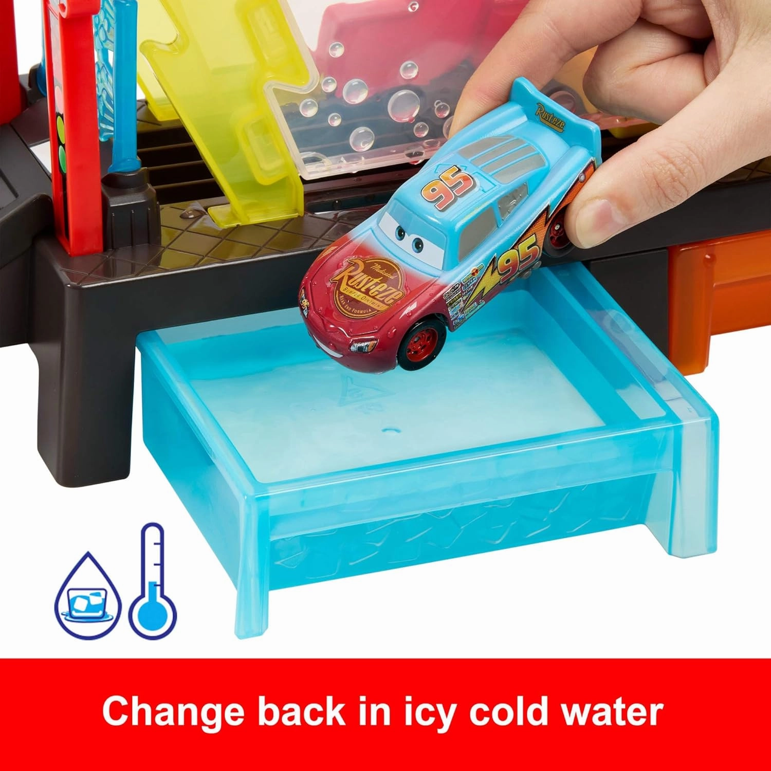 Mattel JBM70 Disney Pixar Cars Color Changers Car Wash Playset