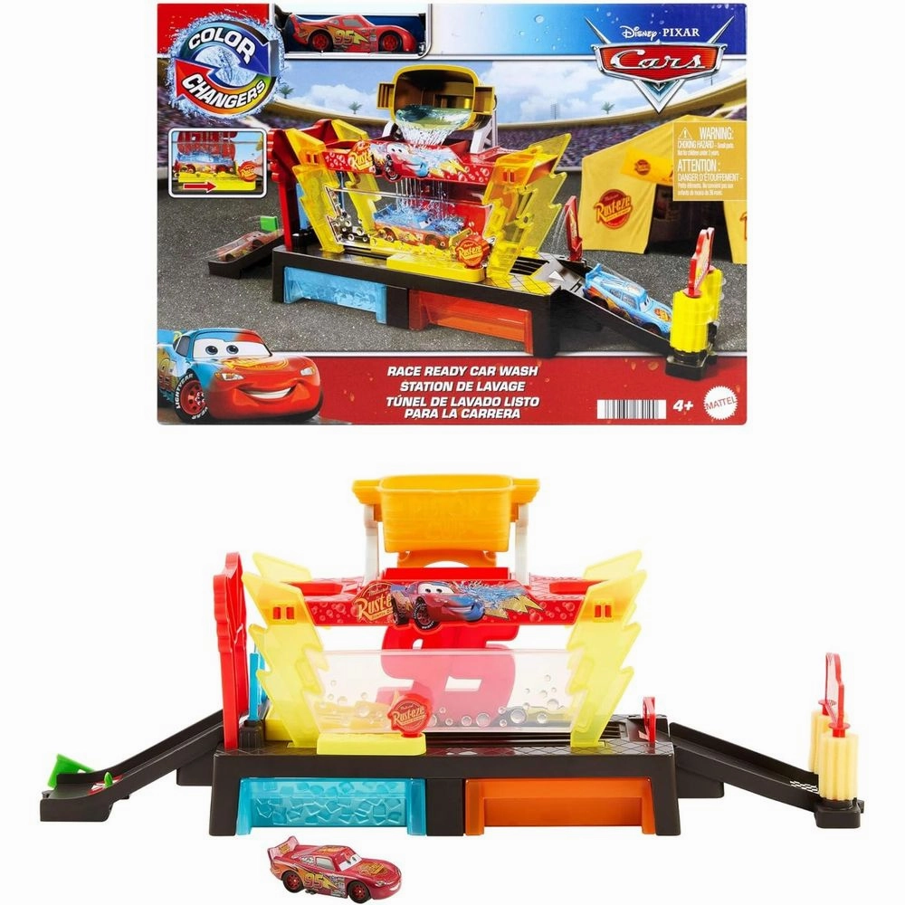 Mattel JBM70 Disney Pixar Cars Color Changers Car Wash Playset