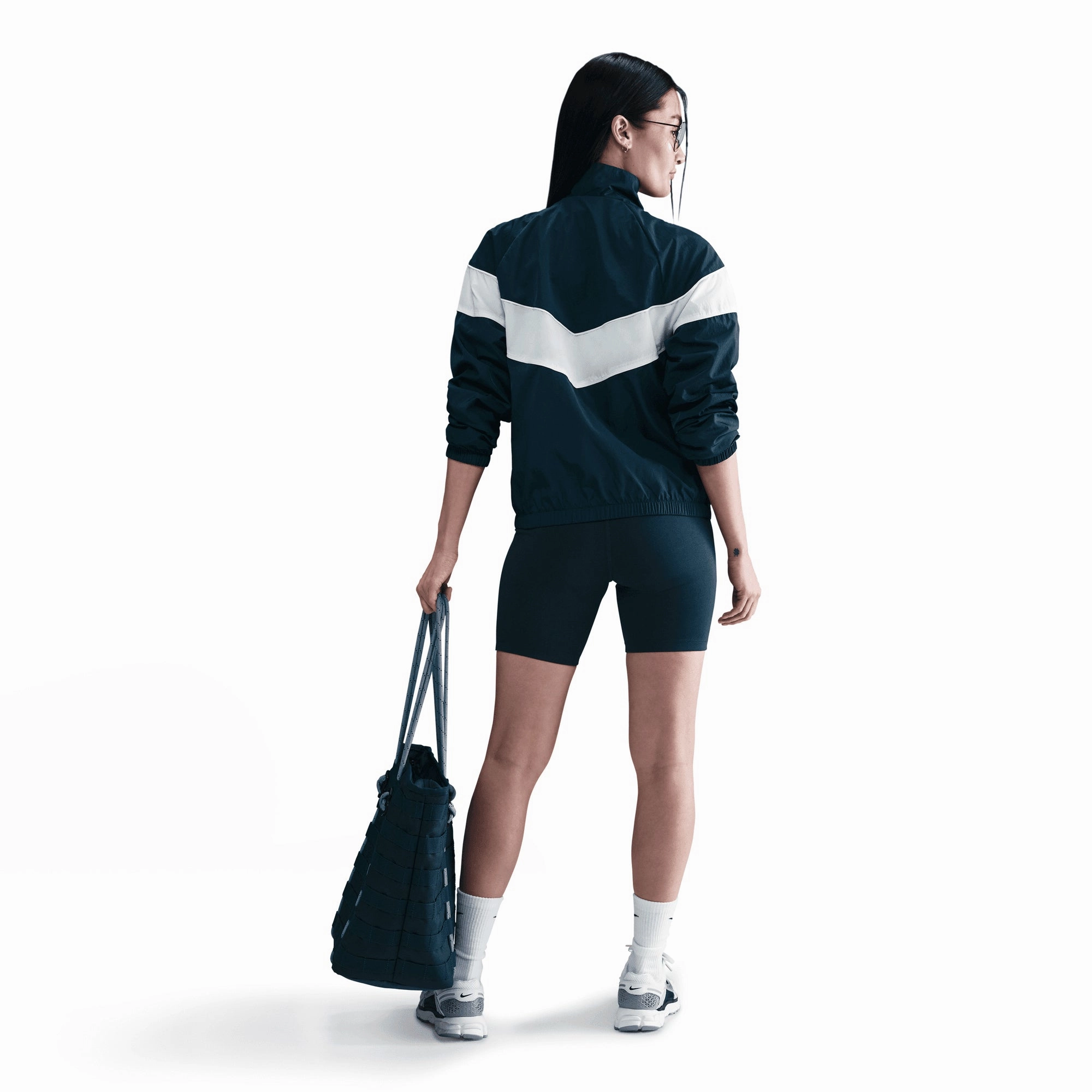 NIKE | WINDRUNNER UV WOVEN FULL-ZIP JACKET { ARMORY NAVY/SAIL/WHITE