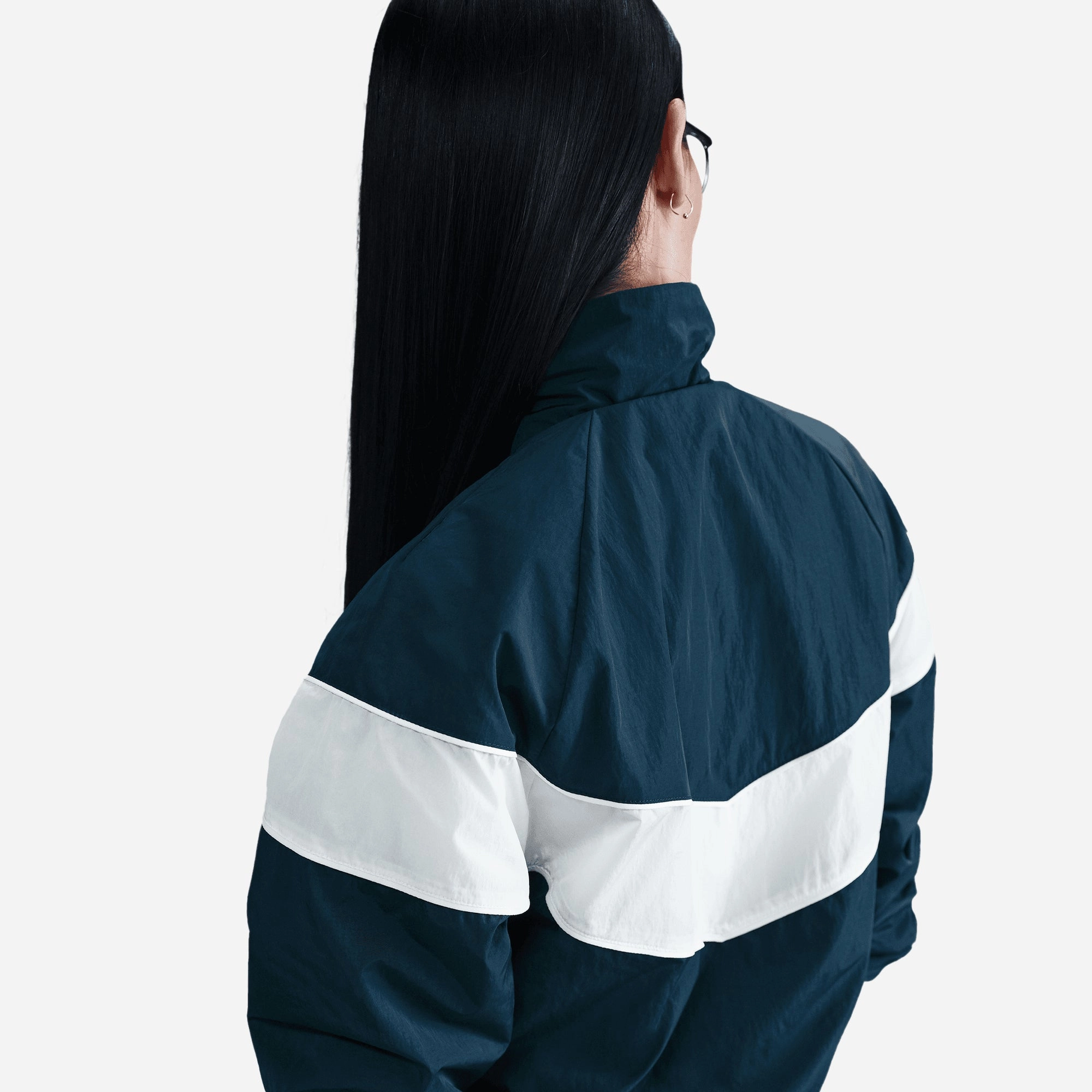 NIKE | WINDRUNNER UV WOVEN FULL-ZIP JACKET { ARMORY NAVY/SAIL/WHITE