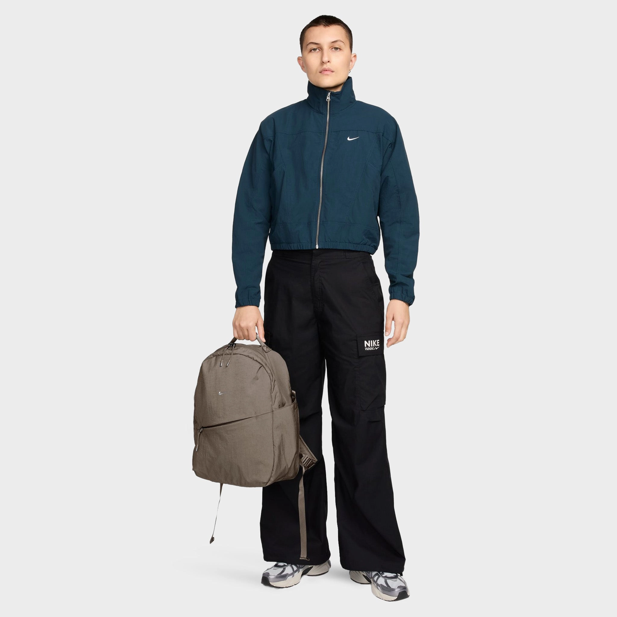Nike Aura Backpack Mink Brown / Matte Silver