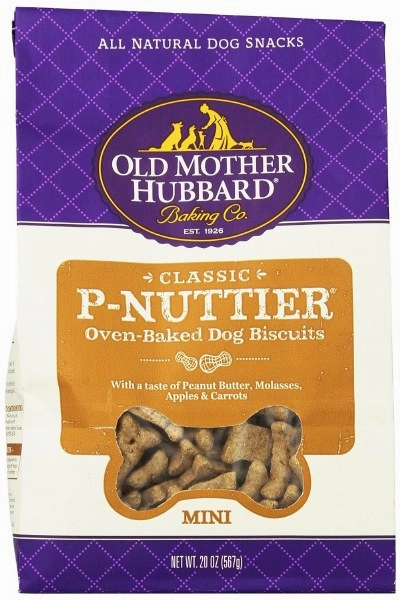 Old Mother Hubbard Crunchy Classic Natural P-Nuttier Mini Biscuits Dog Treats