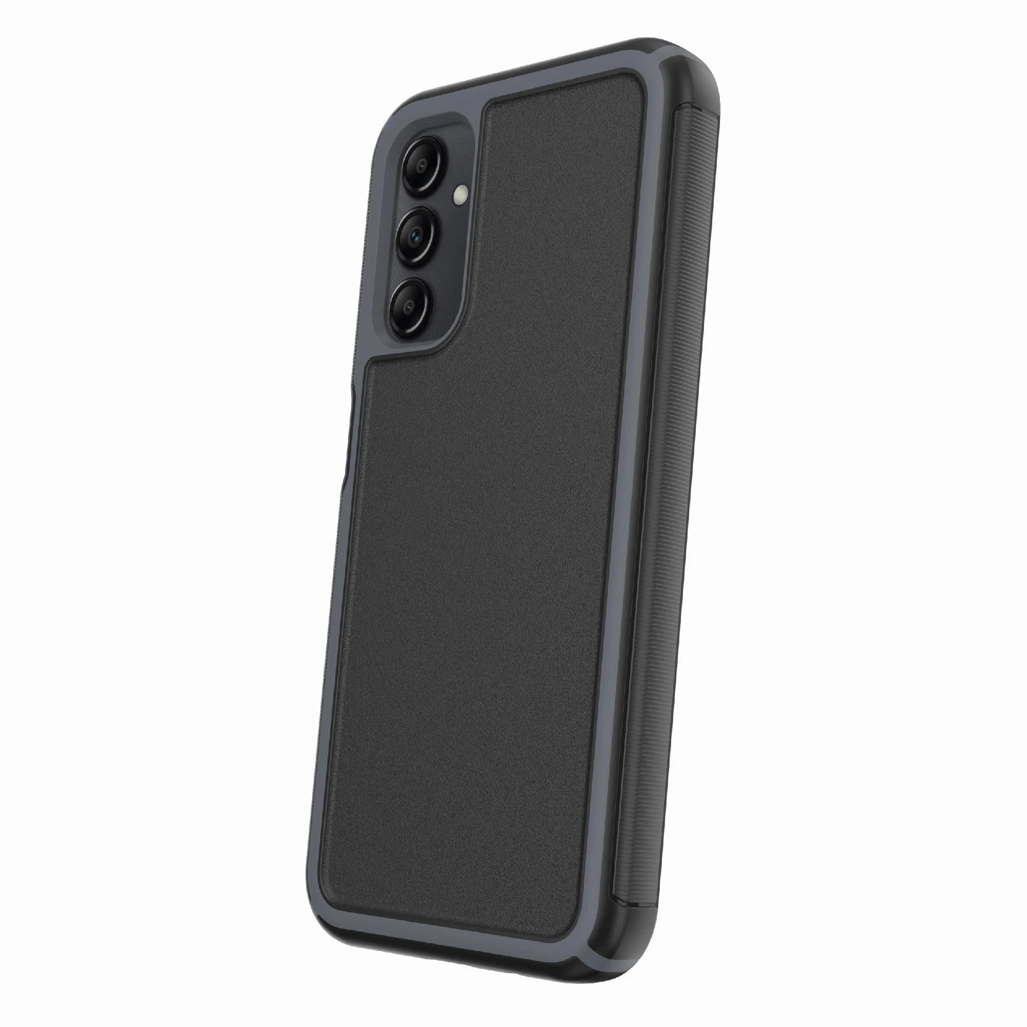 onn. WIASRB100127593 Slim Rugged Phone Case for Samsung Galaxy A14 5G - Black/Gray