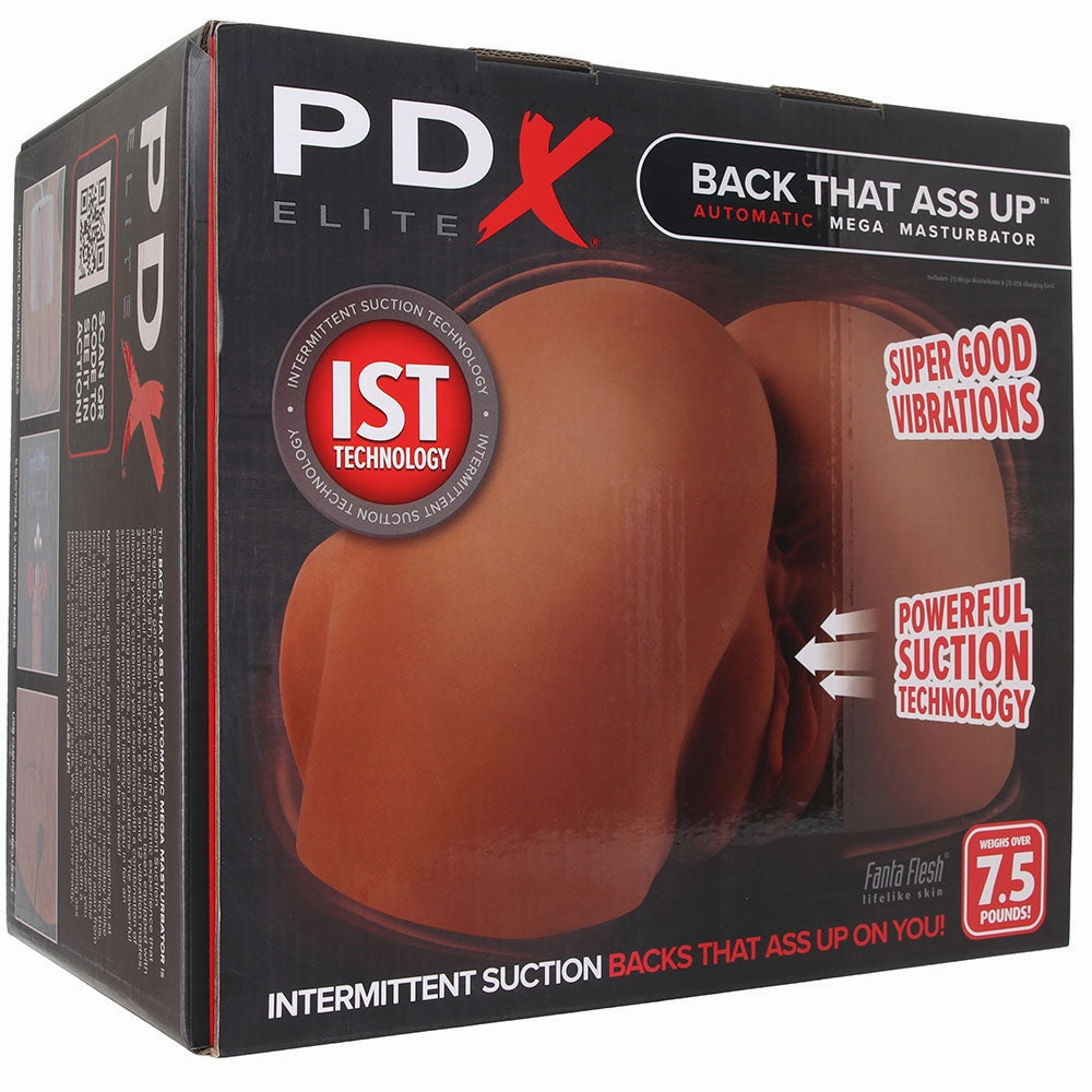 PDX Elite Back That Ass Up Suction Masturbator in Brown