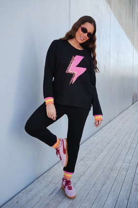 Rebel Club Keeley Track Pant Black Pre-Order Due Late May