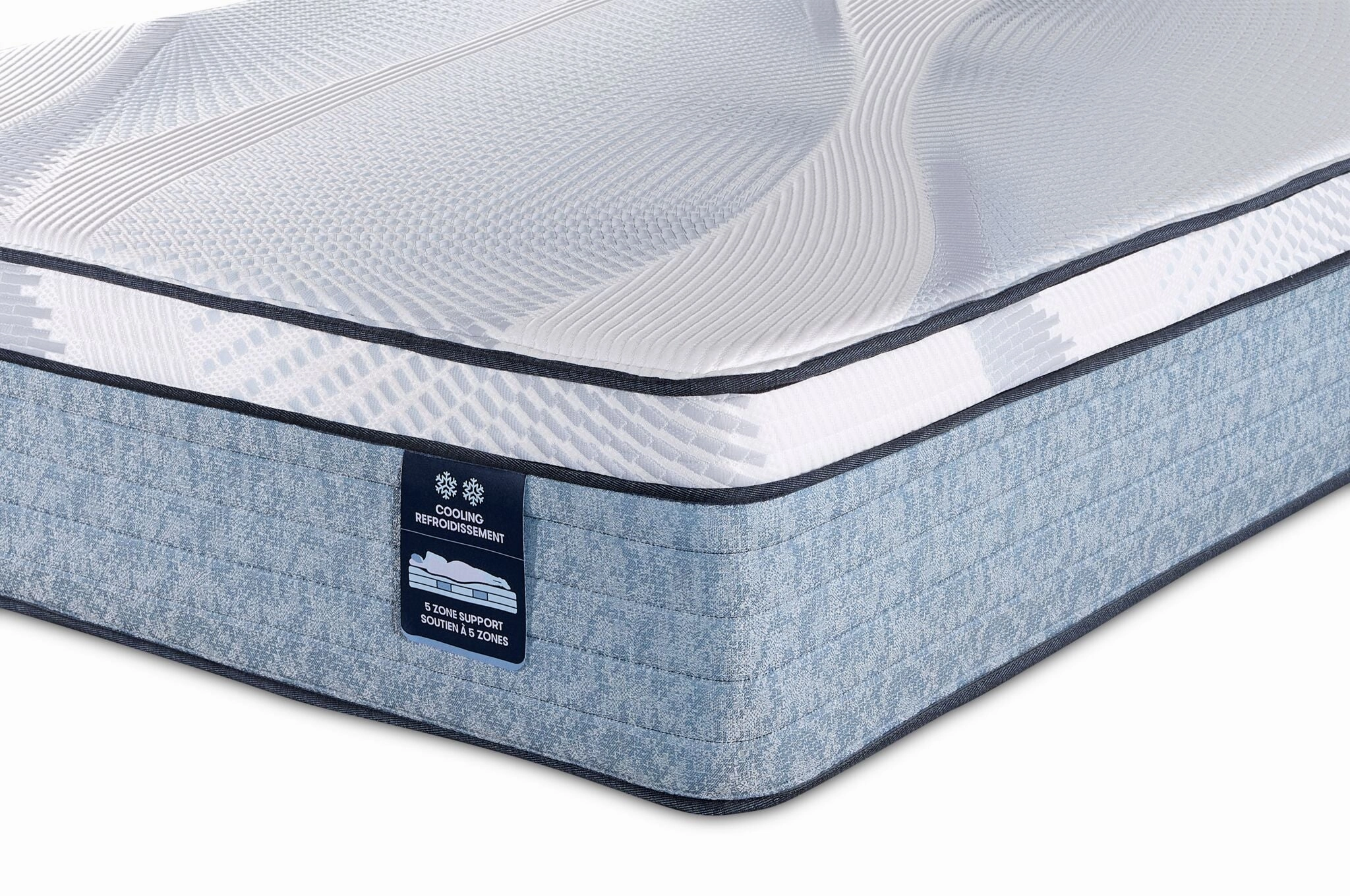 Serta iComfort® AIR 2 Luxury Firm Euro Top 13" Queen Mattress and L2 Motion Pro Adjustable Base