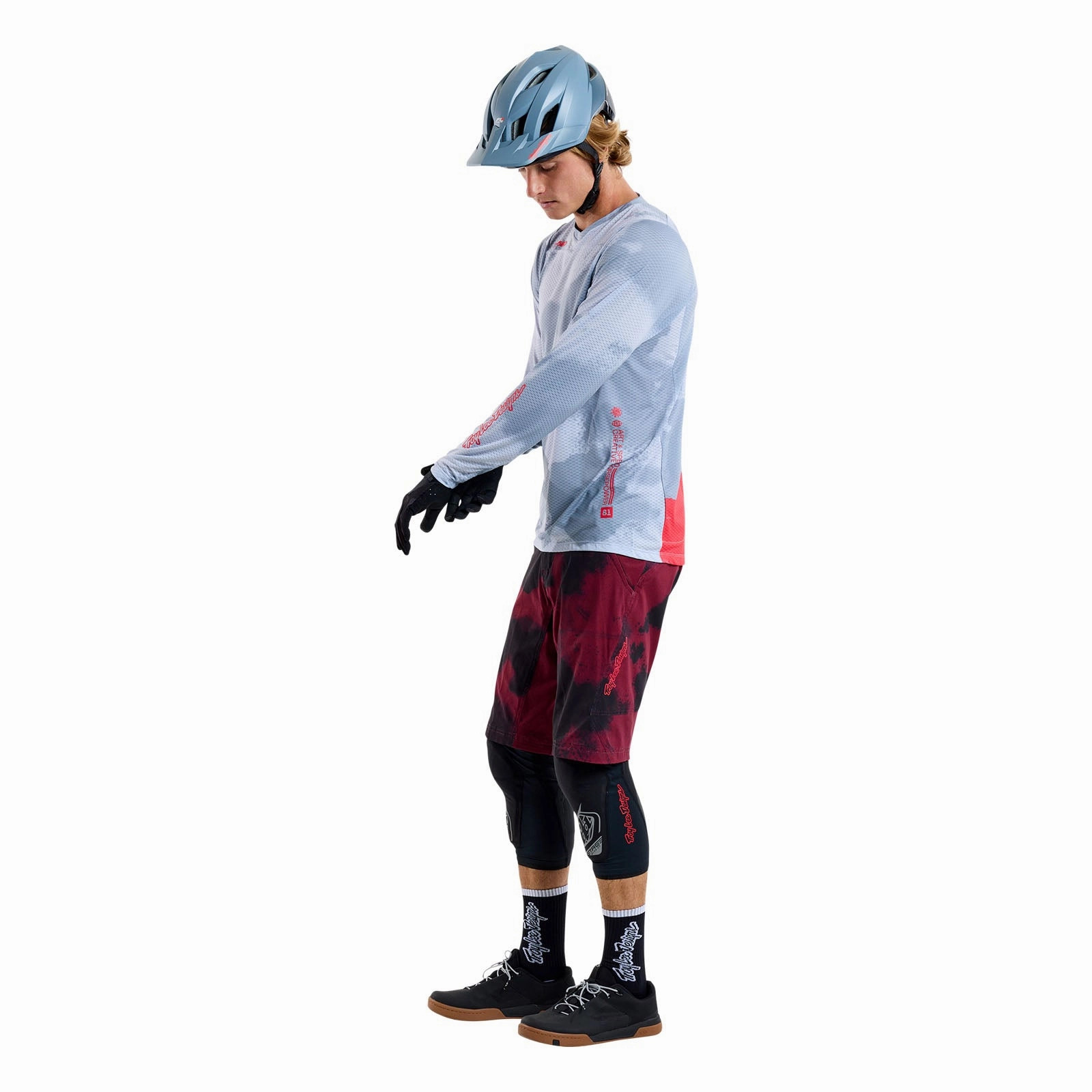 Skyline Air Short W/Liner Flared Oxblood