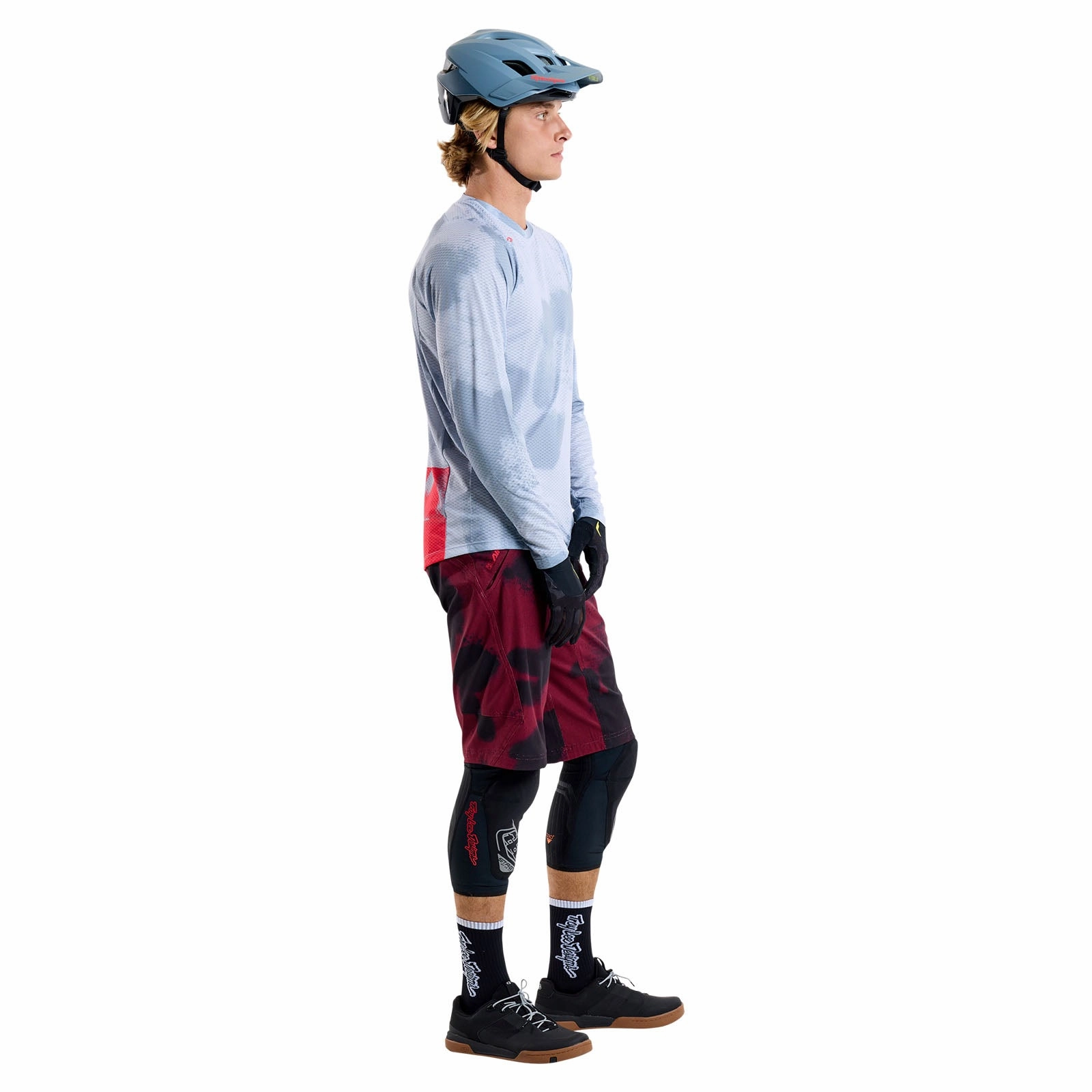 Skyline Air Short W/Liner Flared Oxblood