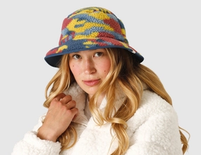 The North Face Cragmont Bucket Hat / Shady Blue Dazzle Camo Print