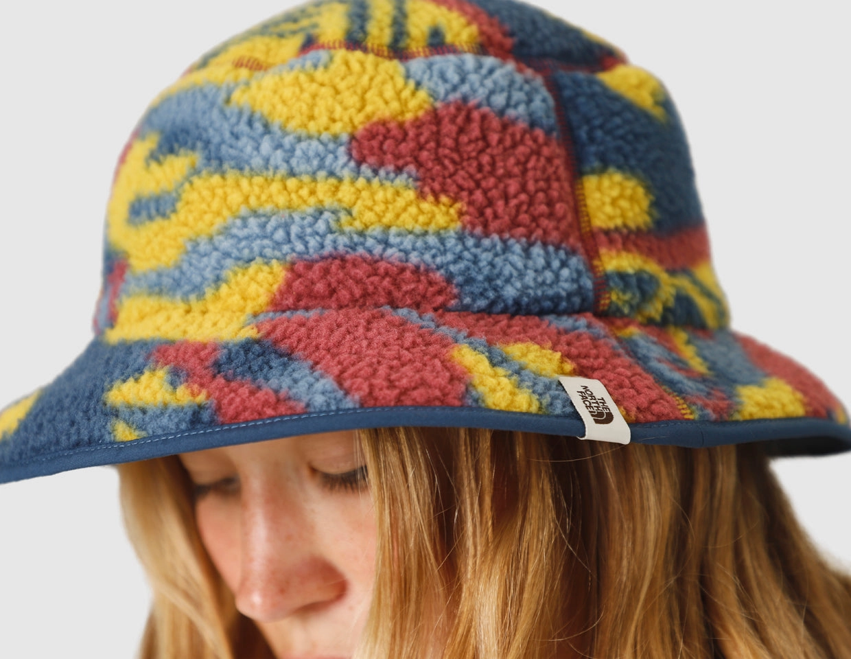 The North Face Cragmont Bucket Hat / Shady Blue Dazzle Camo Print