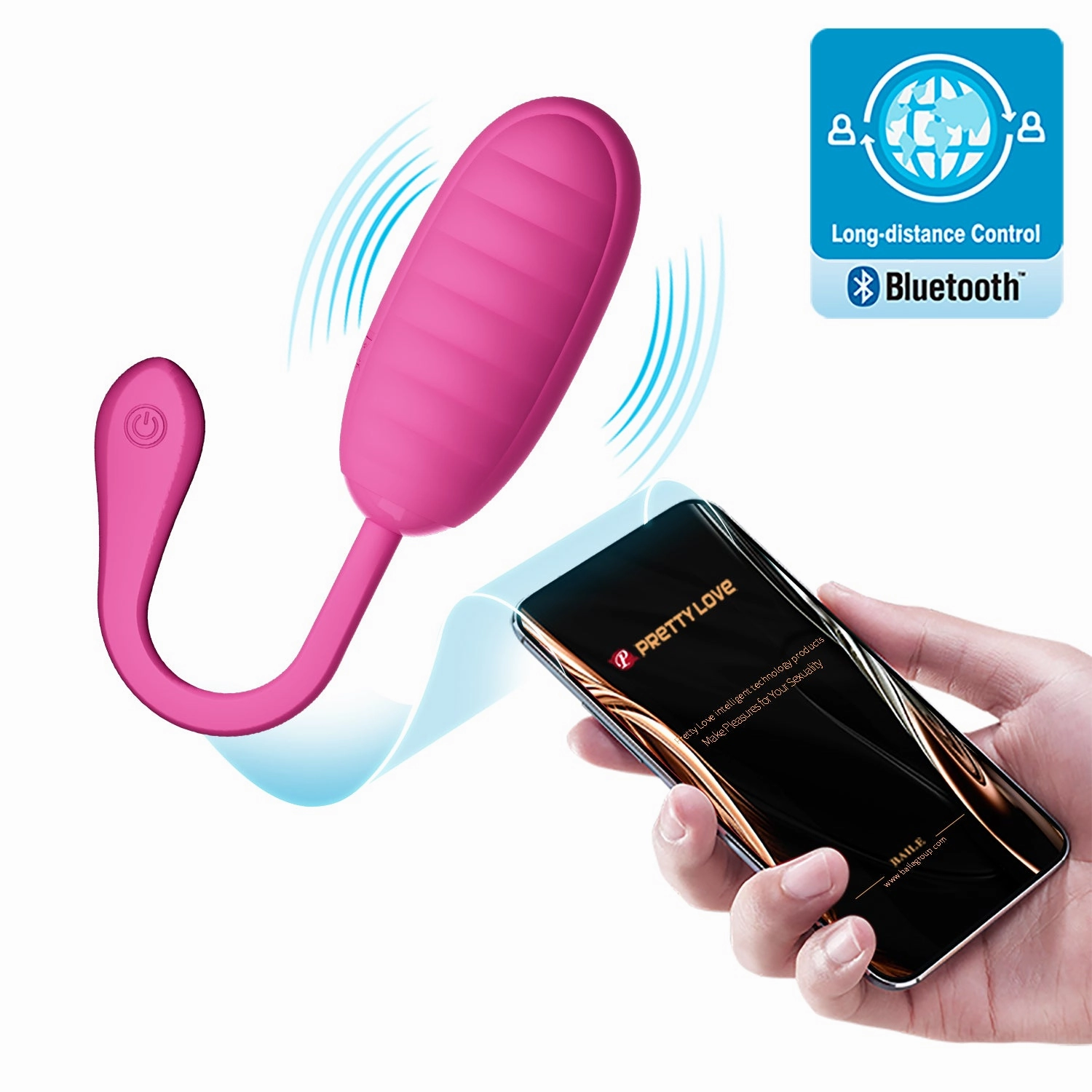 Vibrating Egg with App Enabled Remote Control