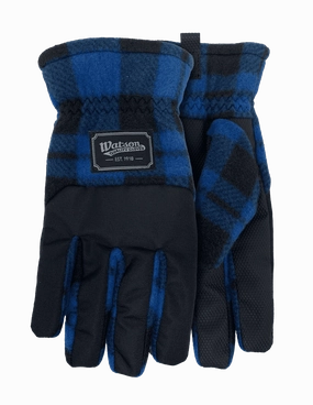 Watson - Fleece Navidad Touchscreen Compatible Winter Glove, Blue