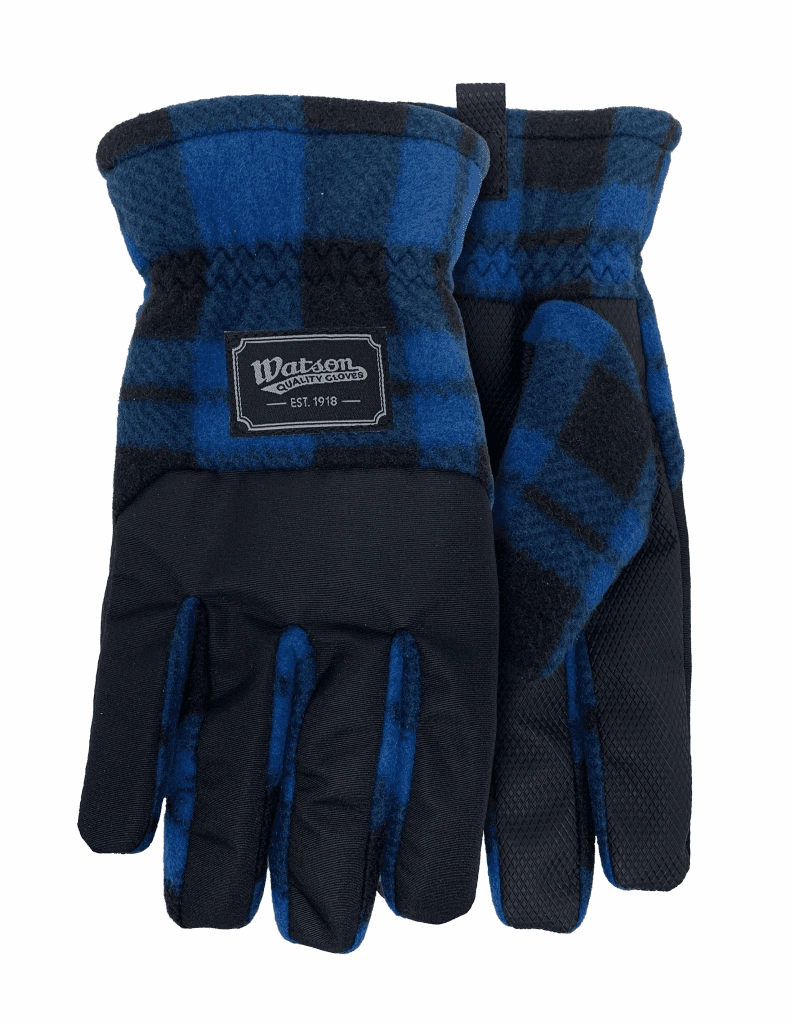 Watson - Fleece Navidad Touchscreen Compatible Winter Glove, Blue