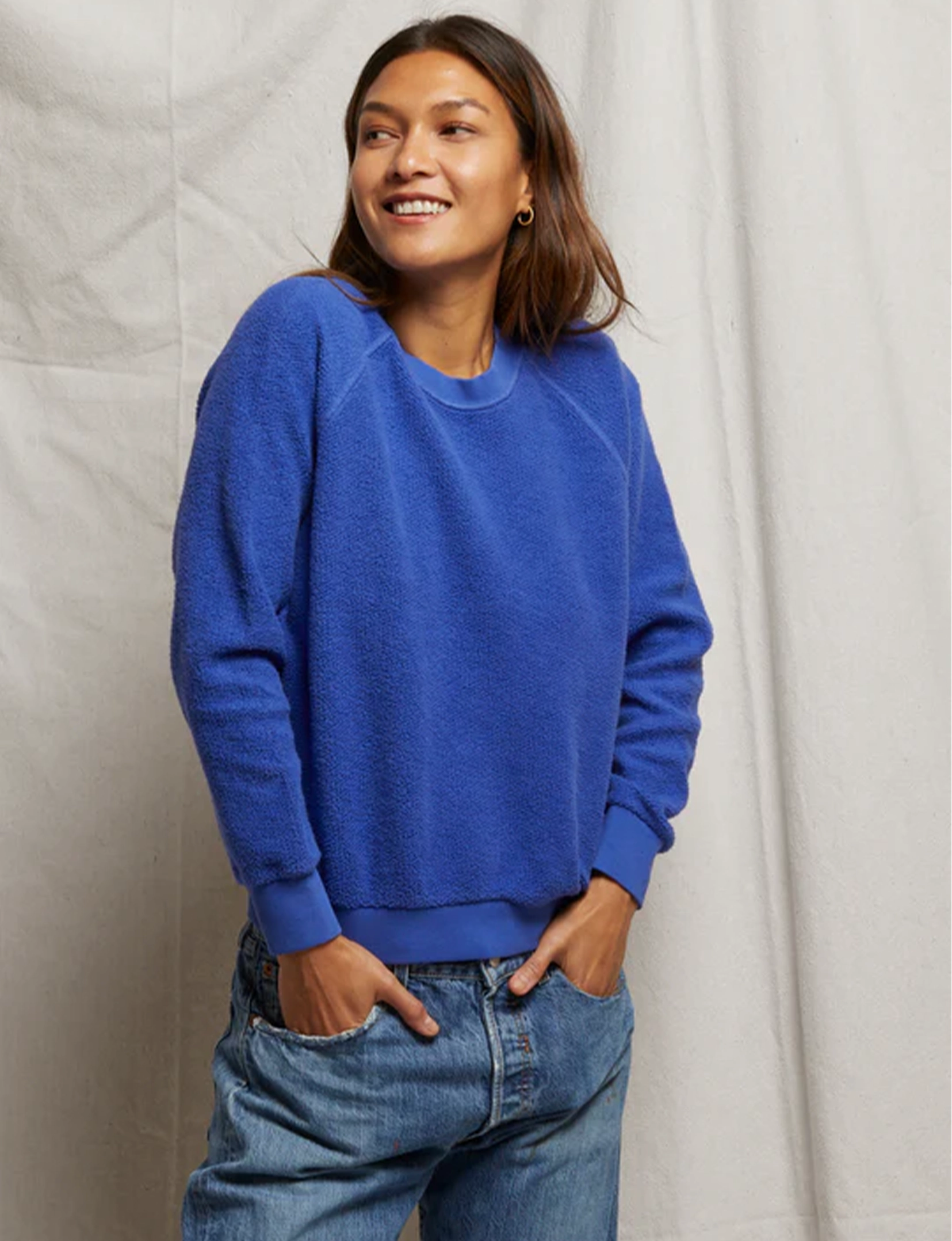 Ziggy Inside Out Sweatshirt, Violet Blue