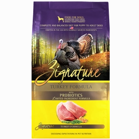 Zignature Turkey Formula Dry Dog Food, 25lb