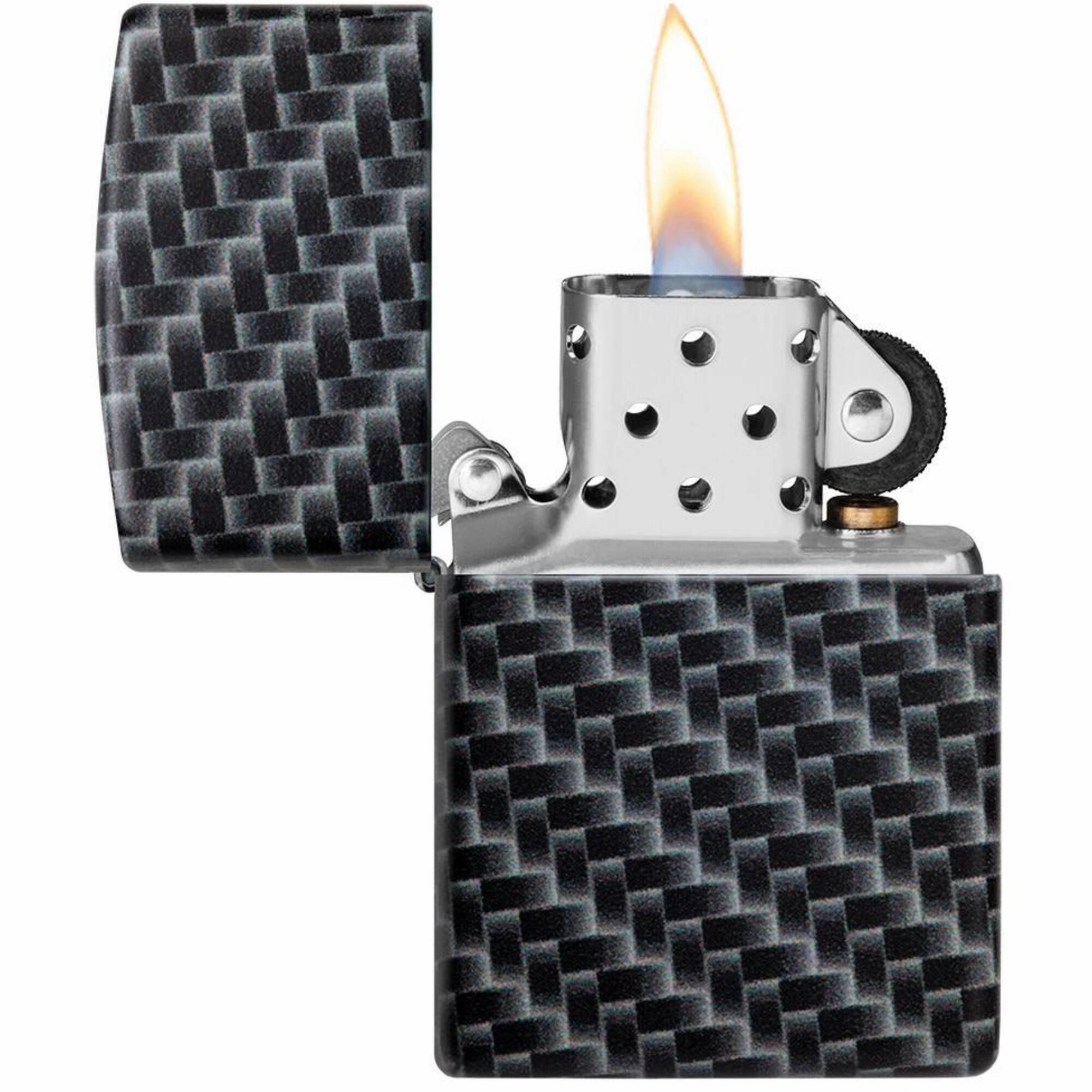 Zippo Pocket Lighter - Carbon Fiber Design Metal | 49311-000001